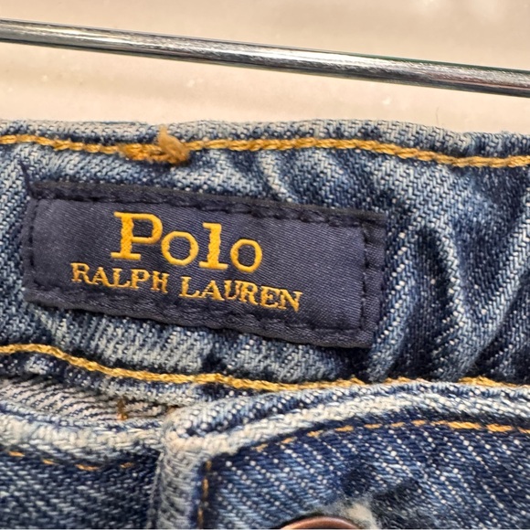 NWT Polo Ralph Lauren Girls Shorts Paint Splatter Distressed Denim Size 12 - Picture 3 of 11